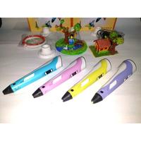 Gambar 3D pen pena 3 dimensi mainan menggambar mewarnai DIY drawing pulpen 3D bolpen - UNGU dari Taraonlineshop undefined 4 Tokopedia