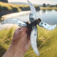 Gambar Pisau Mesin Cacah Rumput Sayuran Multifungsi Pakan Ternak Entok Ayam untuk Dinamo dan Stick Bor - 6 buah dari MonqiqiShop undefined 3 Tokopedia