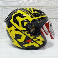 Gambar Helm KYT DJmaru Dj Maru Motif Seri #16 Crimson Yellow Half Face - #15 RED, L dari MH Shop. undefined 5 Tokopedia