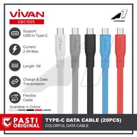 Gambar VIVAN Kabel Data Type C CBC100S Charger Quick Charge 2.4A Oppo Vivo Samsung Xiaomi Infinix Realme - Random dari AlphaOne Mall undefined 1 Tokopedia