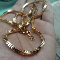 Gambar KALUNG MILANO JUMBO KAIT S MIRIP EMAS ASLI Gold - gold, 45cm dari Syai Collection undefined 2 Tokopedia