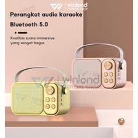 Gambar Winland Karaoke Speaker set ktv Cute Wireless 2 mic Nirkabel Portabel Speaker Bluetooth Akustik Karaoke Luar Ruangan （Garansi 1 tahun/COD） - Hijau dari Winland life_NEW undefined 3 Tokopedia
