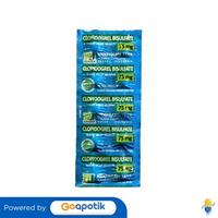 Gambar CLOPIDOGREL BISULFATE HEXPHARM 75 MG STRIP 10 TABLET dari Apotek Kosambi By GoApotik undefined 1 Tokopedia