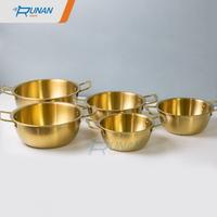 Gambar Panci Korea Noodle Pot Mangkok Mie Ramen Gold Panci Masak Stainless - 1800ml dari Runan Store undefined 5 Tokopedia