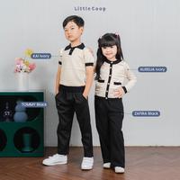 Gambar Little Coop - Aurelia Cardigan Knit Long Sleeve Classy Top Lengan Panjang Anak Perempuan - Ivory, L dari Little Coop undefined 5 Tokopedia