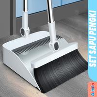 Gambar Aimilo - Set Sapu Pengki Lipat 2 in 1 Besar Sapu Lantai dan Engkrak Untuk Kamar Kost Kontrakan - PUTIH 2IN1 | G37-1 dari Aimilo Semarang undefined 1 Tokopedia