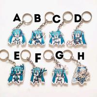 Gambar Keychain Hatsune Miku Vocaloid 2 Snow Miku Gantungan Kunci Ganci Akrilik Merchandise - C dari A-Sticker undefined 1 Tokopedia