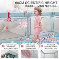 Gambar Ready stock Baby Playfence Pagar Bayi Kolam Tempat Main Bermain Mandi Bola Bayi Anak Baby Safe Fence Playpen Playmat Playing Fence Play Pen Speeds Biru Anak-Anak perlengkapan bayi baru lahir lateks gratis abu-abu teran120*180 tidak tidak pvc gratis rumah - Grey+Gift, 2.0×1.8M dari Tiny Toes Mall undefined 4 Tokopedia
