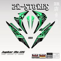 Gambar STRIPING YAMAHA JUPITER MX LAMA 135 GRAFIS VARIASI 01 TAHUN 2005 - 2010 STOK STIKER MX OLD , EXCITER Motorcycle - BIRU HIJAU dari 2R STIKER undefined 2 Tokopedia