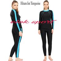 Gambar diskon Baju renang dan diving wanita panjang Celana Setelan - STLD Turquoise, xxxl  terlaris - STLD Abu, M dari Ceda6 undefined 1 Tokopedia