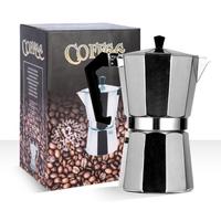Gambar Crema Moka Pot 12 Cup (Brandless - mirip Bialetti) - Mokapot Espresso - Silver, 12 Cups - Silver, 12 Cups dari HIDA GLOBAL undefined 5 Tokopedia