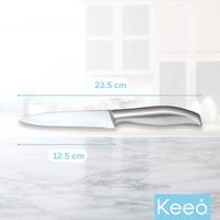 Gambar Keeo Pisau Dapur Tajam Serbaguna Buah Sayur Daging Stainless Steel - Pisau 23 cm dari Keeo Home undefined 4 Tokopedia