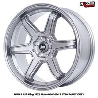 Gambar Velg Mobil HSR Ring 18 Lubang 4 Bisa untuk Raize Pelek Terbaru HSR Double PCD - Minas Grey dari HSR Wheel Noozle Custom Madiun undefined 1 Tokopedia