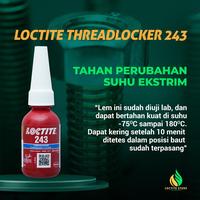 Gambar LEM BAUT TAHAN PANAS DAN GETARAN LOCTITE 243 10ML (BAUT NON PERMANEN) dari capellaaa undefined 3 Tokopedia