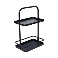 Gambar AZKO Stora  26X17 cm Rak Kamar Mandi Knockdown - Hitam Organizer Serbaguna Rak Sabun Shampoo Tempat Peralatan Mandi Bathroom Racks - 26x17x40.4cm dari AZKO ID undefined 5 Tokopedia