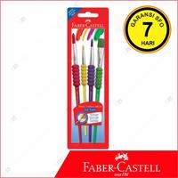Gambar Faber Castell Faber-Castell Kuas Lukis Set Cat Grip Brush Set Color - Warna dari Creativ Stationery undefined 4 Tokopedia