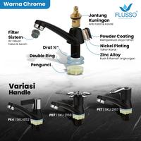 Gambar FLUSSO Kran Wastafel Cuci Tangan Drat 1/2 inch Filter System PB7 | Kran Cuci Tangan | 2212 - Krom ST 566 dari BUMI PUTERA PERKASA undefined 4 Tokopedia