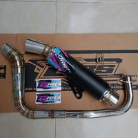 Gambar Knalpot samlong DRS vario aerox beat nmax pcx mio dll original DRS RACING MUFFLER (Grade B) - inlet 38 sarangan full, beat karbu/fi/esp/pop/streat dari DRS RACING MUFFLER undefined 1 Tokopedia