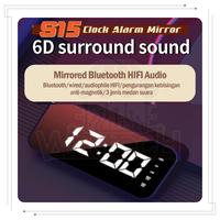 Gambar Speaker Bluetooth Jam FM Radio Alarm Clock S15 FULL BASS - PINK dari warungtechnology_NEW undefined 5 Tokopedia