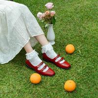 Gambar Mar & Ma - Allegra Red Shoes - 36 dari Mar and ma undefined 1 Tokopedia