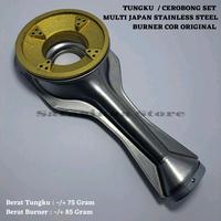 Gambar TUNGKU / CEROBONG MULTI JAPAN STAINLESS STEEL SET - Tungku Saja dari Safarinaa Store undefined 5 Tokopedia
