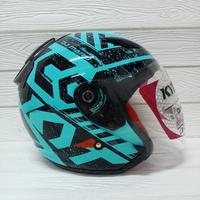 Gambar HELM HALF FACE KYT DJ MARU KYT DJMARU MOTIF #16 TOSCA - M dari MH Shop. undefined 3 Tokopedia