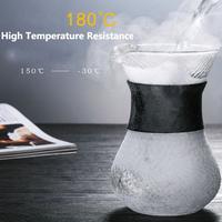 Gambar Ketel Kopi Coffee Maker Pot V60 Drip Kettle Teko Kopi Borosilicate Glass 400ml / 200ml with Filter - 400ml with Filter dari TOBO SHOP undefined 4 Tokopedia