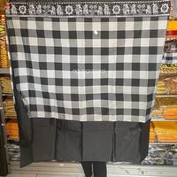 Gambar WASTRA POLENG BALI WAYANG - Hitam poleng, 1 meter dari agungjenara undefined 1 Tokopedia