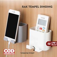 Gambar Tempat Remote Dinding Tempat Penyimpanan Serbaguna Mutifungsi Organizer HP Handphone Remot Stop Kontak - Hitam dari F&R OnlineStore undefined 1 Tokopedia
