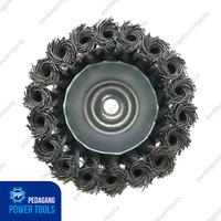 Gambar LIPPRO 61610-1.5 Sikat Mangkok Kawat Kepang 3" Twisted Wire Cup Brush Brass Mata Gerinda dari Pedagang Powertools undefined 3 Tokopedia
