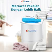 Gambar MAIMEITE Mini Washing Machine Mesin Cuci Mini Hemet Energi 4.5KG  Mesin Cuci Anak Kost - Putih dari MAIMEITE Indonesia undefined 5 Tokopedia