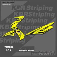Gambar Sticker Striping Mio Soul KARBU  (I.12)  Stiker Setriping Semi Full-Variasi Motor Keren - KUNING, VINYL dari Nivaaindar undefined 1 Tokopedia