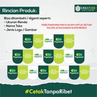 Gambar Banner / Spanduk Flag Renda Toko / Konter Agen Pegadaian (Fast Respon, Free Revisi, & Free Finishing) - 100x30cm dari AksaLine.id undefined 2 Tokopedia