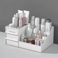Gambar Rak Kosmetik 2 LACI + bungkus BOX / Rak Cosmetic Wanita Meja Rias Mini MAKE UP Makeup MULTIFUNGSI dari Jakarta Agen Grosir undefined 1 Tokopedia