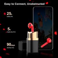 Gambar True wireless Stereo X99 Headset Bluetooth TWS Bentuk Lipstick - Putih dari Laserba Shop undefined 3 Tokopedia