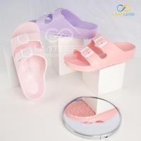 Gambar Limitless - Sandal Slip On Aesthetic Cewe Flat Kekinian Sendal Selop Korean Style Wanita Anti Slip Strap 2 Semua Musim Black Pink Shoes - HITAM, 37 dari Native ID_NEW undefined 1 Tokopedia