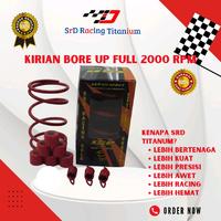 Gambar PAKET UPGRADE KIRIAN MIO-SMILE-GARNIS-NUVO -MIOJ-FINO KARBU UPGRADE KIRIAN MENAIKKKAN AKSLREASI PER CVT DAN PER KAMPAS 100RPM-1500RPM-2000RPM  SRD JAPAN SPEC DAN ROLLER RACING SRD RACING PLATINUM - 1000 rpm biru/putih, 7gram dari SRDRACINGMOTOR undefined 2 Tokopedia