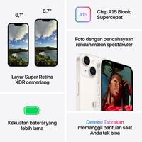 Gambar IPHONE 14 128 GB 256 GB 512 GB Resmi TAM/GDN - 128GB, Black dari DIGITAL CELLULAR GRUP undefined 4 Tokopedia