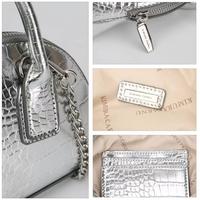 Gambar KIMURA CARNU - Tas Pesta & Tas Bahu Wanita Medium Croco #6111 - SILVER dari Kimuracarnu.id undefined 3 Tokopedia