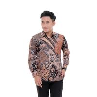 Gambar KEMEJA BATIK PRIA LENGAN PANJANG Baju Kerja kemeja batik pria Motif Santai - kmj cicak hijau, M dari AZRIEL BATIK 2 undefined 5 Tokopedia