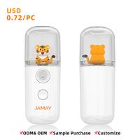 Gambar 【COD】Dr.Isla Spray Wajah T02 Asli Semprotan Kabut Pengukus Wajah Praktis untuk Perawatan Kulit, Rias Wajah dan Ekstensi Bulu Mata, Dapat Diisi Ulang USB Portable Nano Mist Spray Water Facial Cooling Semprotan Air Wajah Mini USB Facial Humidifier - EB11 head pink dari Dr.Isla undefined 3 Tokopedia