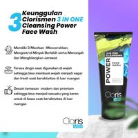Gambar CLORISMEN 3 IN One Cleansing Power Face Wash 100 gr - Sabun Cuci Muka Pria Mengatasi Jerawat & Minyak Berlebih - BELI 1 PCS dari Mister Skincares undefined 4 Tokopedia