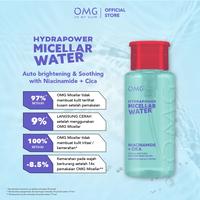 Gambar OMG Hydrapower Micellar Water 300ml Pump Niacinamide & Cica All Skin Type - 300ml dari SUKCESO Official undefined 5 Tokopedia