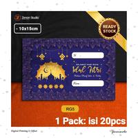Gambar [20pcs] Greeting Card Idul Fitri Kartu Ucapan Ramadan Gift Card Ver 1 - RG5 dari Zenon Studio undefined 5 Tokopedia