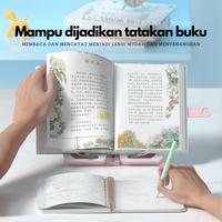 Gambar Kotak Pensil Lipat / Tempat Pensil Multifungsi Dengan Papan Tulis Dan Tatakan Buku / Smart Pencil Case - Pink dari ALICIAN ID undefined 3 Tokopedia