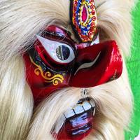 Gambar Topeng Ganongan Rambut Sintetis Putih dari Galeri Warok Ponorogo_NEW undefined 4 Tokopedia