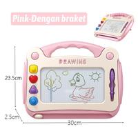 Gambar 【Duffy toys】Mainan Papan Tulis Magnet Papan Tulis Anak / Mainan Pencerahan Pendidikan / Papan Gambar Warna Magnetik / Papan Tulis Anak Magnetic / Drawing Board Magnetic / Papan Tulis White Board  / White Board Papan Tulis / Papan Tulis Kecil Kotak - Blue Bracket dari Duffy Toys Online Mall undefined 3 Tokopedia