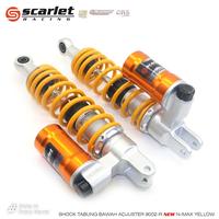 Gambar Scarlet Racing - Shock Suspensi Shockbreaker Tabung Bawah Adjuster 9002R Motor N MAX - Nmax New, Black dari scarletracingindonesia undefined 1 Tokopedia