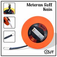 Gambar SJT - Meteran Roll Kain Fiberglass 10 20 30 50 Meter / Meteran Gulung Alat Ukur Lingkar Badan - 10 Meter dari Sinar Jaya Tools undefined 3 Tokopedia