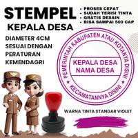 Gambar [COD] Stempel Kepala Desa / Kelurahan Sesuai Keputusan Mendagri No. 45 Tahun 1998 - Stempel Kelurahan dari Defa Grafika_NEW undefined 5 Tokopedia